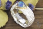 Preview: Ring Silber 925/- mit Opal, zerknittert